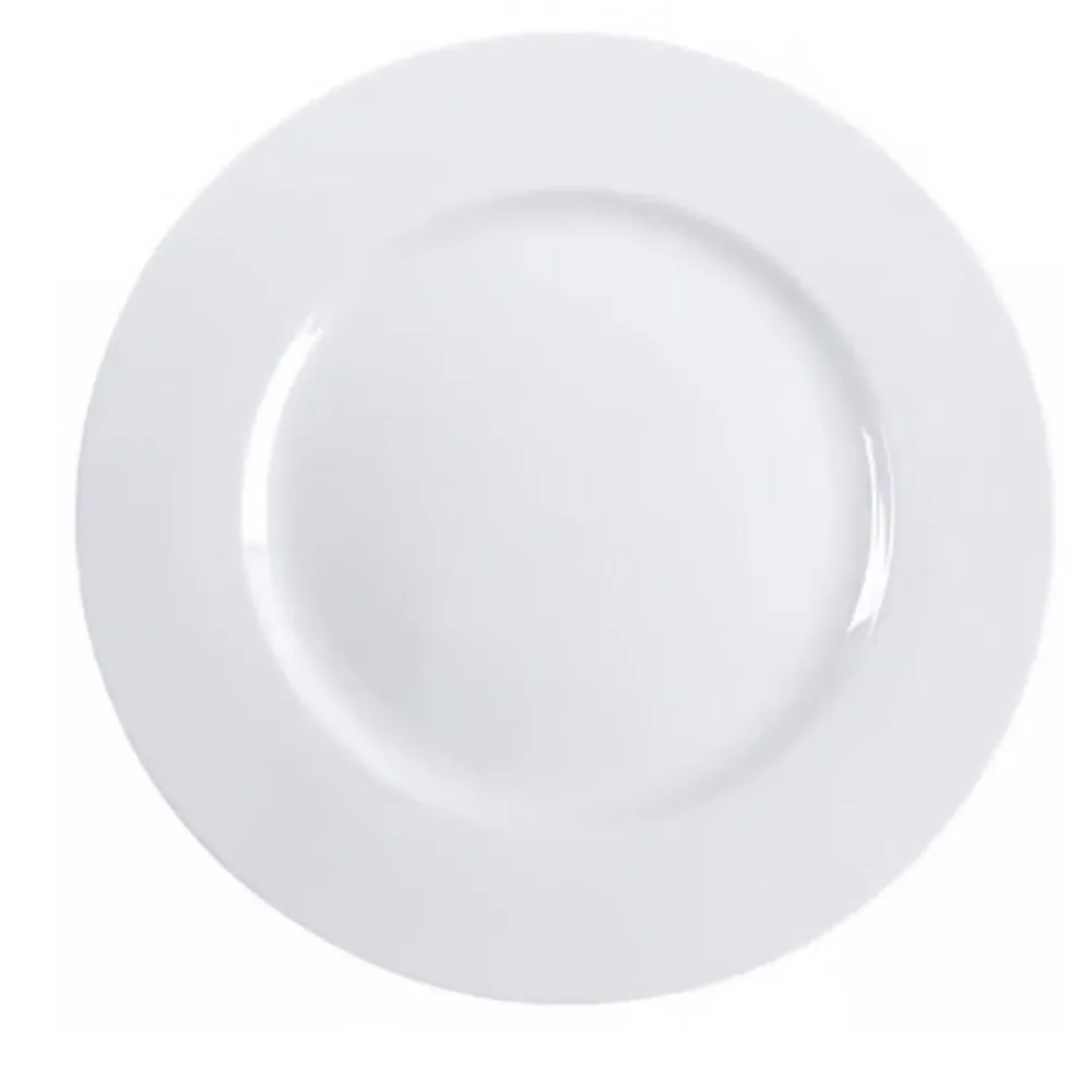 Pier 1 imports luminous White porcelain  dinner Plate 11” (Set of 5) G6